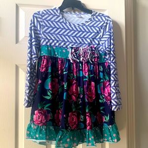 ✨EUC! 10-12T or 5XL girls long sleeve dress